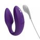 Инновационный смарт вибратор We Vibe Sync 2 Purple для пары, фиолетовый