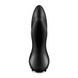 Анальна смарт пробка з вібрацією та намистинами Satisfyer Rotator Plug 1 Connect App чорна