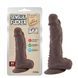 Фаллоимитатор с мошонкой на присоске Chisa T-skin ReaL Sensual Fucker, коричневый