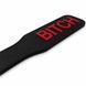 Пэддл DS Fetish с красной надписью Bitch, черный