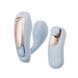 Вібратор у трусики з пультом керування Qingnan No.6 Wireless Control Beige, блакитний