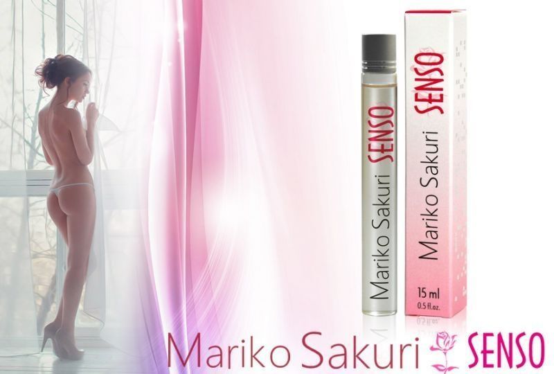 Духи с феромонами женские Aurora Mariko Sakuri SENSO (roll-on), 15 мл
