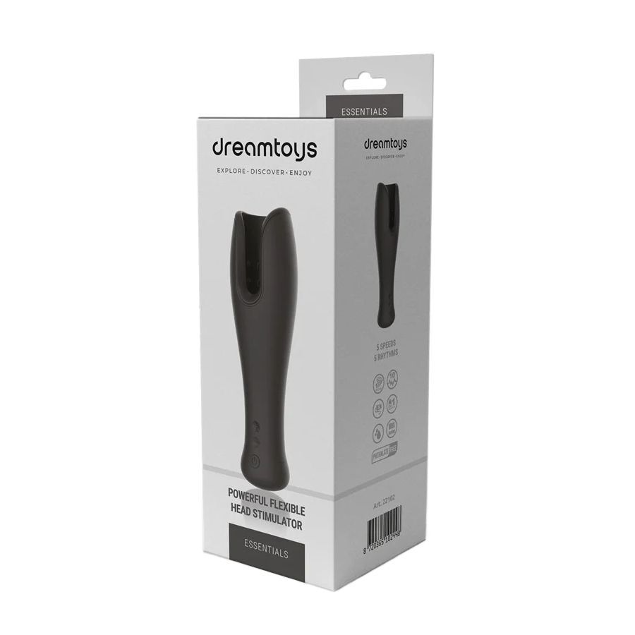 Мастурбатор для головки Dream Toys Essentials, черный, 19,5 см