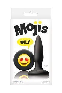 Анальний плаг NS Novelties MOJIS ILY BLACK