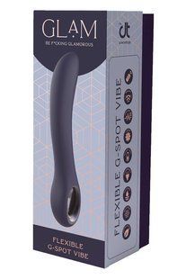 Гибкий вибратор для точки G Dream Toys Glam Flexible G-Spot, синий