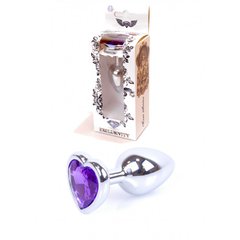 Анальная пробка S с фиолетовым камнем Jewellery