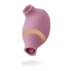 Вакуумный стимулятор для клитора Sweet Em с функцией лизания (подвижный язычек), розовый