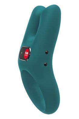 Эрекционное виброкольцо Fun Factory Nos бирюзовое, 8 см