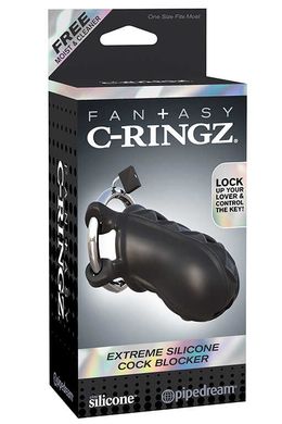 Пояс вірності Fantasy C-ringz Silicone Penis Blocker Chastity Device With Adjustable C-ring