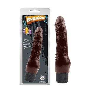 Фаллоимитатор реалистичный Chisa RUBICON на батарейках, коричневый