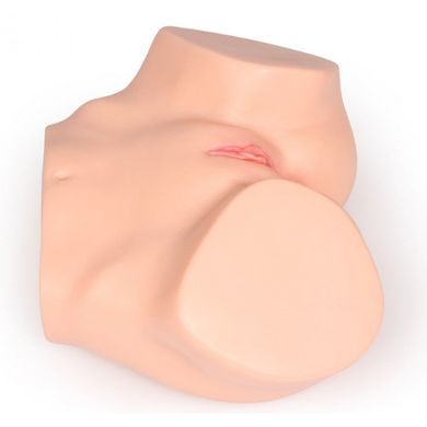 Мастурбатор півторс вагіна+анус з вібрацією двошарова KOKOS HANNA