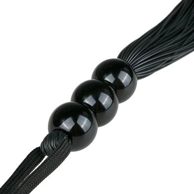 Плетка силіконова Easytoys Black Silicone Whip, 32 см