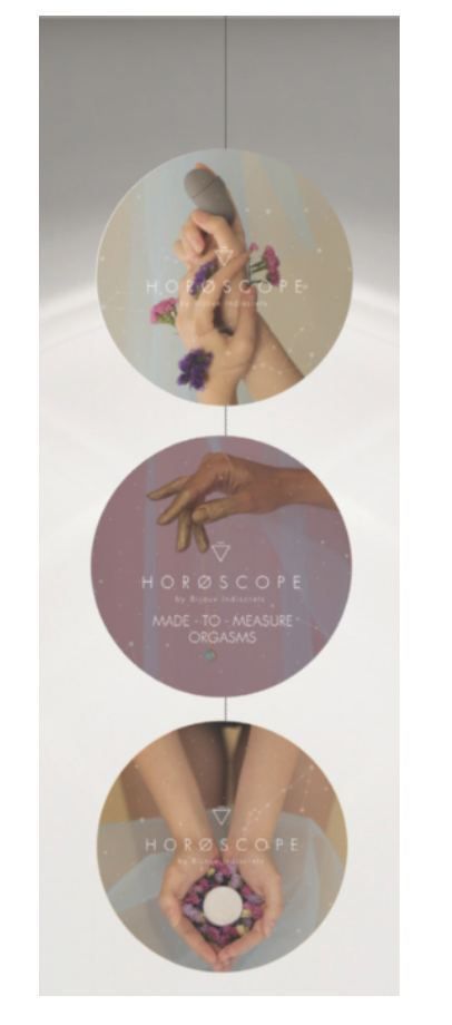 Рекламний підвісний мерч Bijoux HOROSCOPE PAPER MOBIL-SETS ENGLISH EROTIC