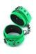 Фиксаторы на ноги NS Novelties Electra Play Things Wrist Cuffs, зеленый неон