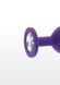 Анальная пробка с кристаллом Toy Joy Diamond Booty Jewel, фиолетовый, Large