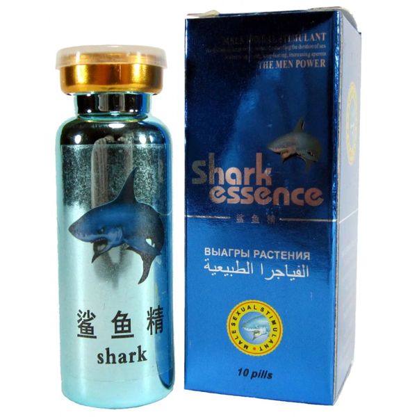 Таблетки Shark Essence(Акулий Экстракт)для сильной эрекции( цена за упаковку,в упаковке 10 таблеток)
