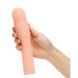 Насадка на пенис Size-Up Penis Extender с 3 эрекционными кольцами в наборе, бежевая