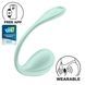 Смарт вибро-яйцо Satisfyer Smooth Petal, мятный