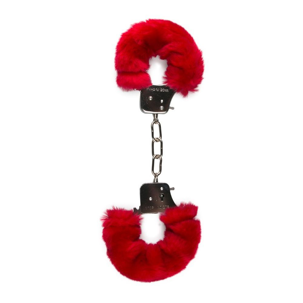Наручники&nbsp;EASYTOYS Furry&nbsp;Handcuffs&nbsp;-&nbsp;Red