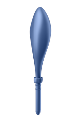 Эрекцинное виброкольцо с функцией управления телефоном SATISFYER BULLSEYE BLUE