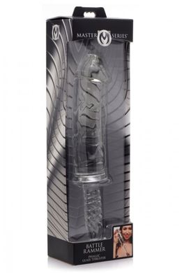 Фаллоимитатор стеклянный Battle Rammer Phallic Glass Thruster прозрачный