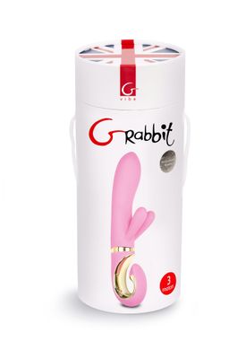 Вибратор кролик для клитора и точки G Grabbit - Розовый