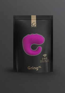 Вибратор на пальцы GVIBE GringXL Sweet Raspberry, малиновый