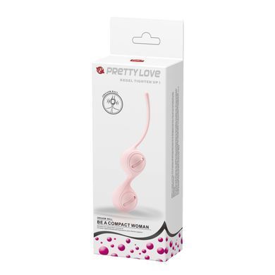 Вагинальные шарики Pretty Love Kegel Tighten розовые, 16.3 х 3.3 см