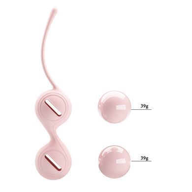 Вагинальные шарики Pretty Love Kegel Tighten розовые, 16.3 х 3.3 см