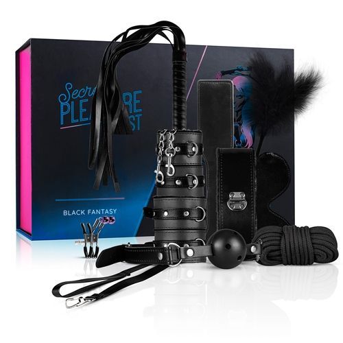 Набір БДСМ Secret pleasure Chest Crimson Dream чорний