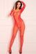 Комбинезон в сетку Rene Rofe MAKE YOU MELT BODYSTOCKING RED, OS