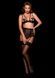 Бюстгальтер відкритий OhMyG! Paris Half Bra мереживний, чорний, S/M