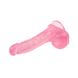Фалоімітатор Chisa HI-RUBBER 7.5, Pink, Рожевий