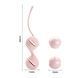 Вагинальные шарики Pretty Love Kegel Tighten розовые, 16.3 х 3.3 см