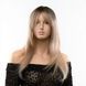 Перука довга з чубчиком і фарбуванням омбре Fetish Hair з темного в блонд, 60 см
