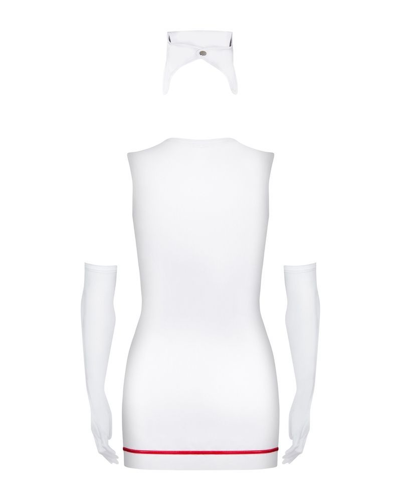 Медсестра платье + перчатки emergency dress stetoskop obsessive SM