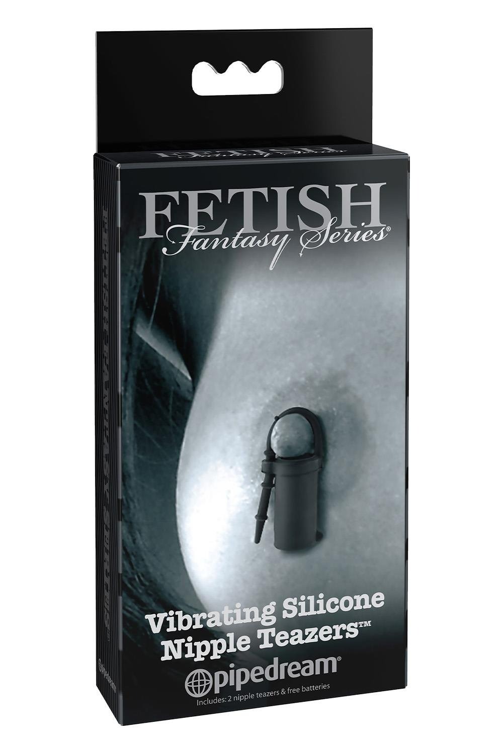 Затискачі для сосків з вібрацією Pipedream Fetish Fantasy Series LIMITED EDITION чорні
