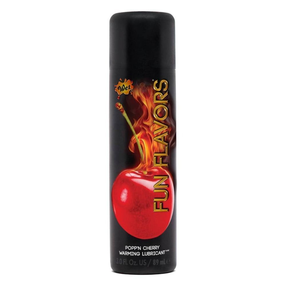 Розігріваючий їстівний лубрикант 4 в 1 Wet Fun Flavors Вишня 89 мл