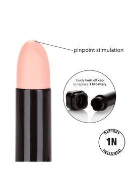 Вібратор-помада для кліторальної стимуляції CalExotic Hide & Play Lipstick, чорний