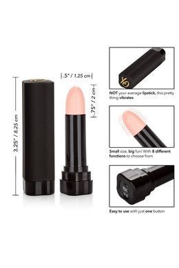 Вібратор-помада для кліторальної стимуляції CalExotic Hide & Play Lipstick, чорний