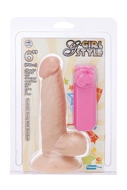 Вибромассажер G-Girl Style 6inch Vibrating Dong