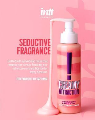 Крем-гель для тела с соблазнительным ароматом Intt Creamy Attraction Seduction! для поцелуев, 100 мл