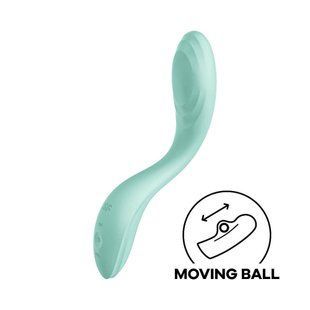 Вибратор с подвижным шариком Satisfyer Rrrolling Pleasure для точечной стимуляции точки G, мятный