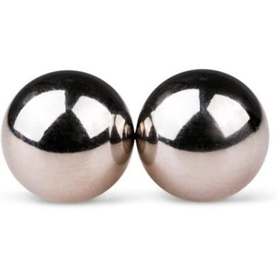 Магнітні вагінальні кульки металеві Easytoys, кольору металік, 2.5 см