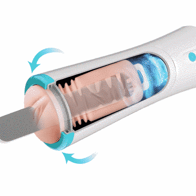 Мастурбатор автоматический с поступательными движениями Aby Vagina Masturbator Flesh Tube