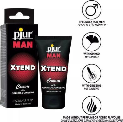 Збудливий крем 50 мл Pjur Man Xtend Cream для чоловіків