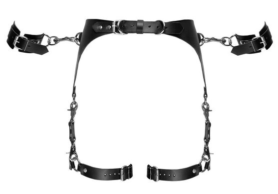 Пояс с фиксаторами Leather Suspender Belt S/M ZADO