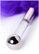Пушок на короткой ручке Runye, фиолетовый