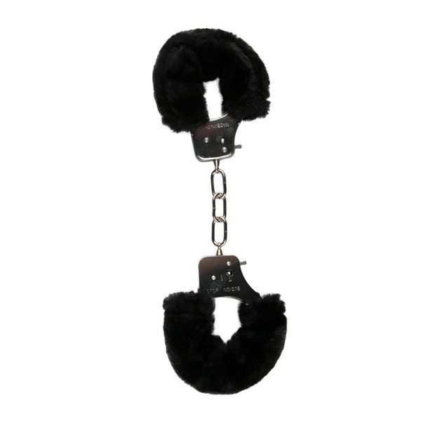Наручники EASYTOYS Furry Handcuffs-Black