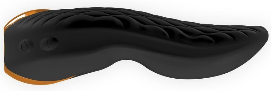 Клиторальный вибратор Shunga Aiko черного цвета, 10.5 см х 6.5 см